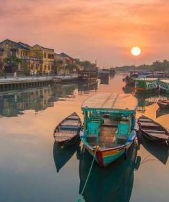 EXPLORE HOI AN SUNSET ON BASKET BOAT